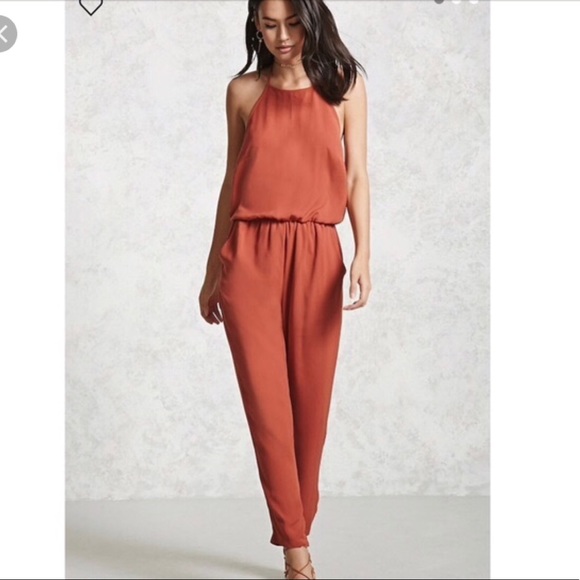 orange jumpsuit forever 21